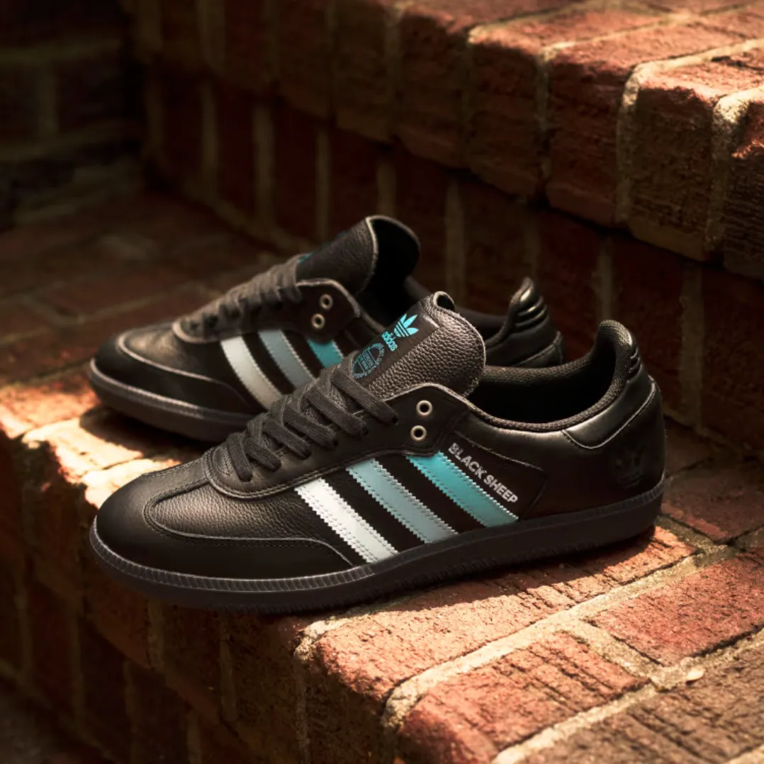 Adidas CLTFC x Black Sheep Samba (Core Black/Cloud White/Ice Blue)