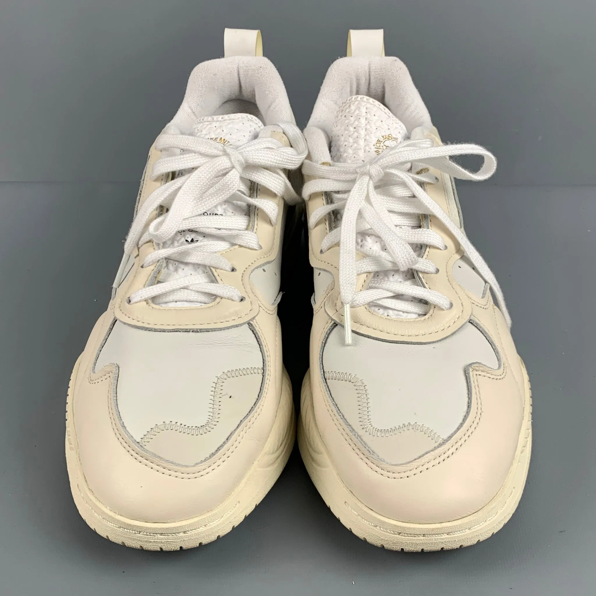 ADIDAS Supercourt RX Size 10 Cloud White Leather Athletic EE6328 Sneakers