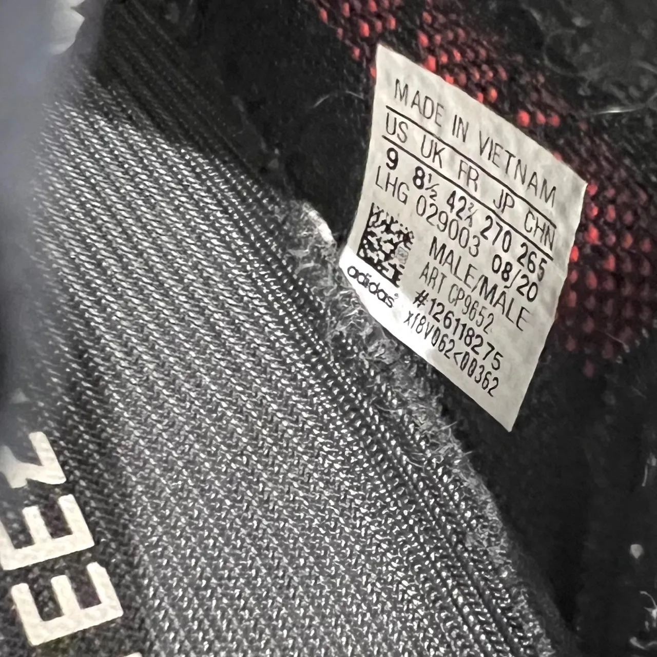 Adidas YEEZY 350 V2 Black Red Sneakers