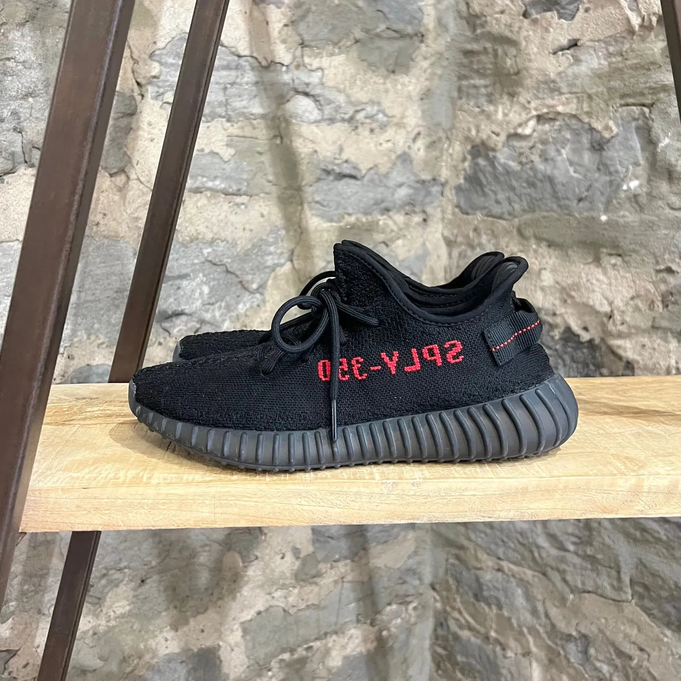 Adidas YEEZY 350 V2 Black Red Sneakers