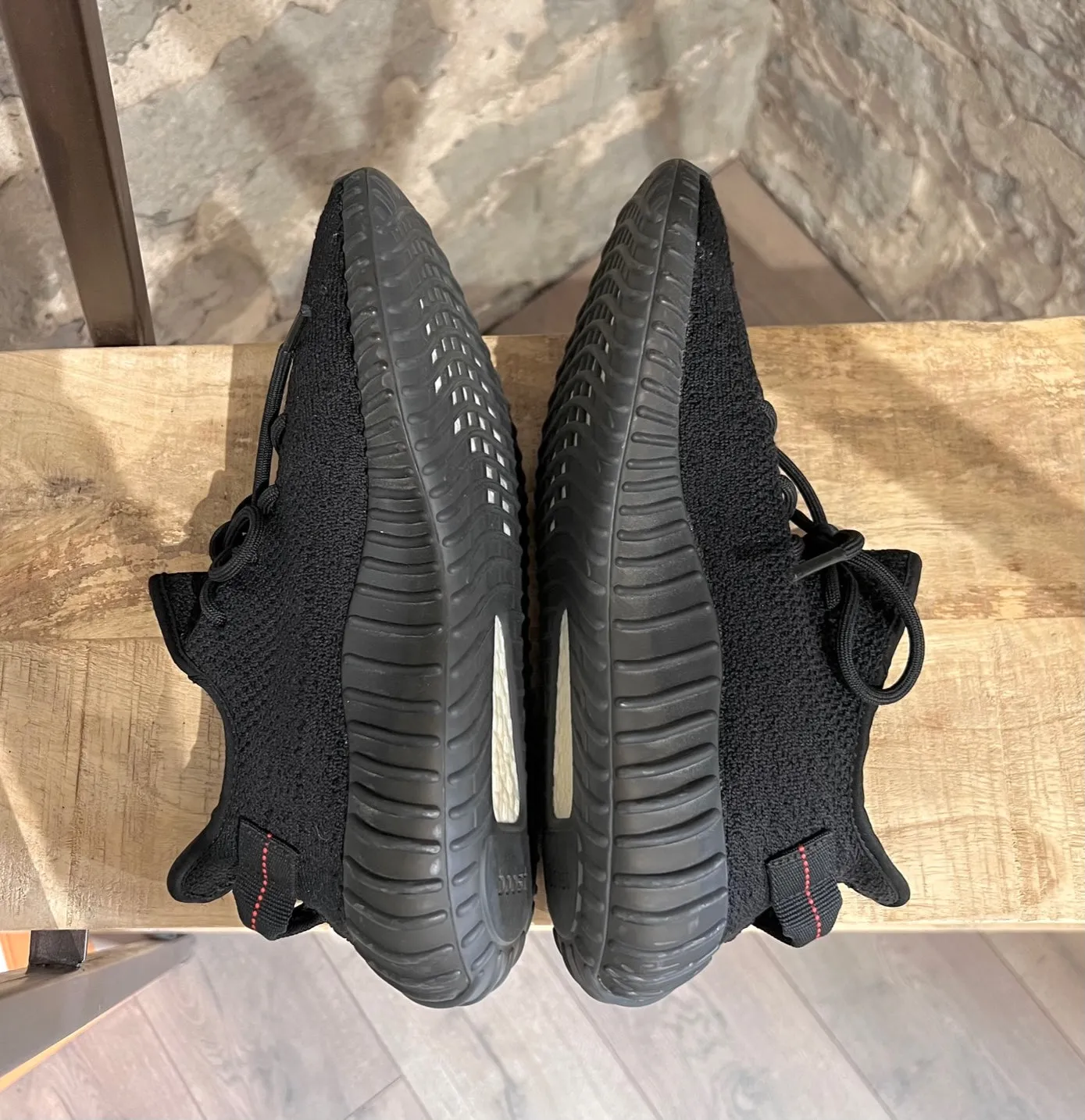 Adidas YEEZY 350 V2 Black Red Sneakers