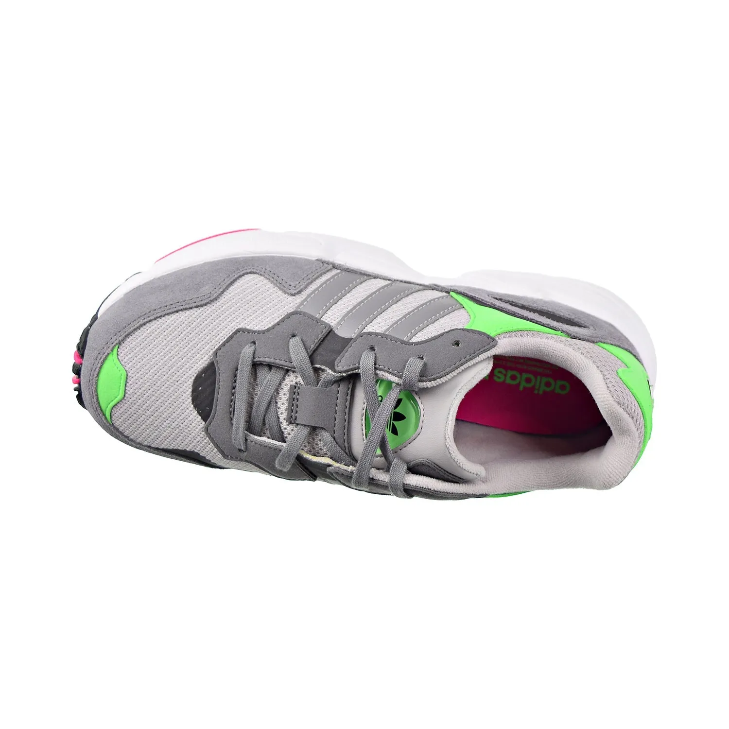 Adidas Yung-96 Big Kids Shoes Grey Two/Grey Three/Shock Pink
