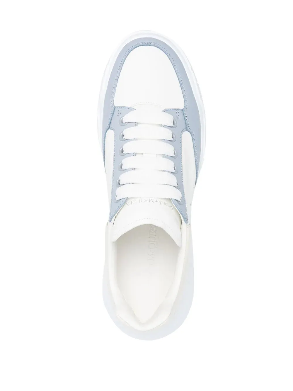ALEXANDER MCQUEEN Court Sneakers White/Vanilla/Blue