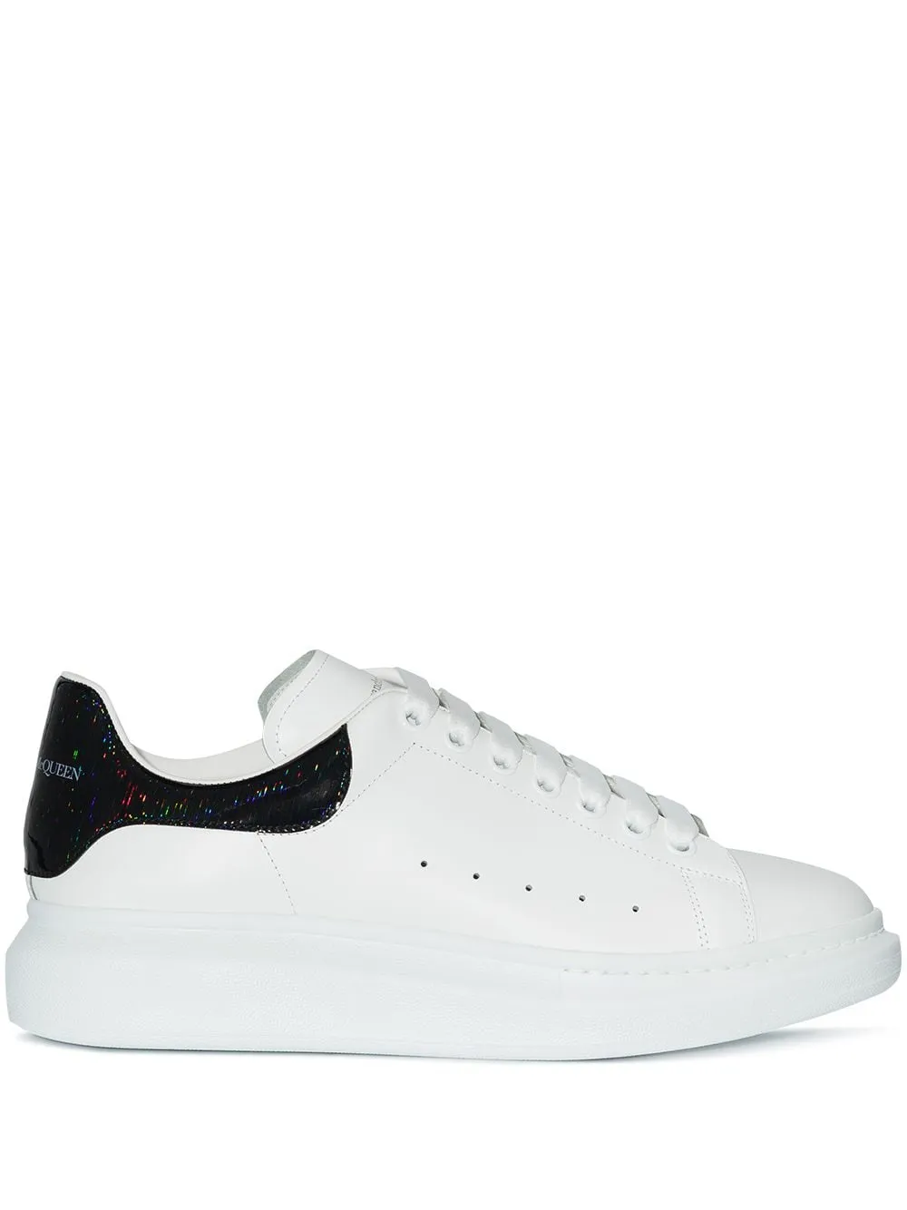 ALEXANDER MCQUEEN Iridescent Oversized Sneakers White