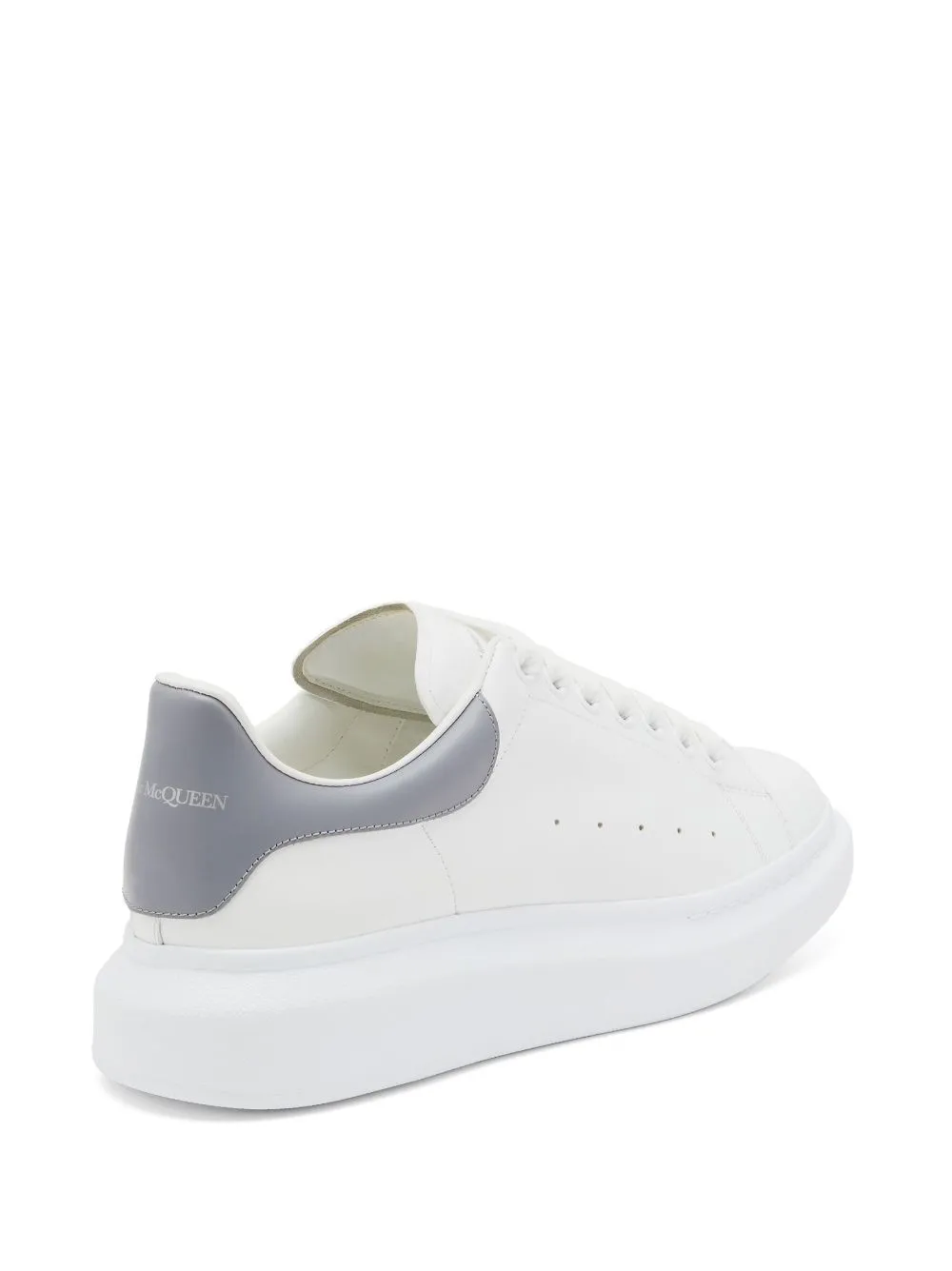 ALEXANDER MCQUEEN Oversized Colour-Block Panelled Sneakers White Grey