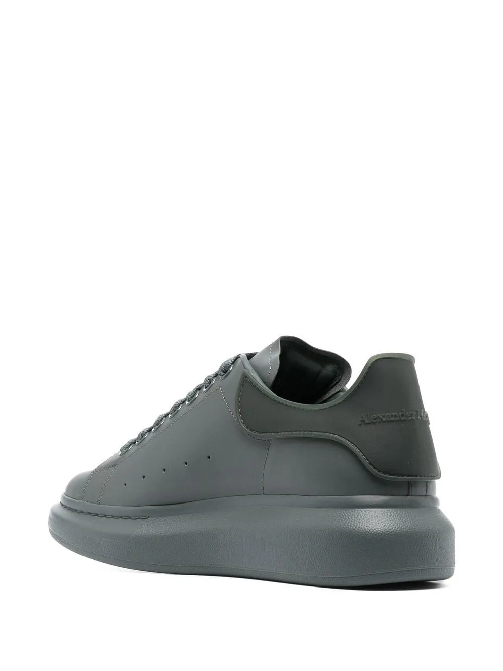 ALEXANDER MCQUEEN Oversized Lace-up Sneakers Grey Green