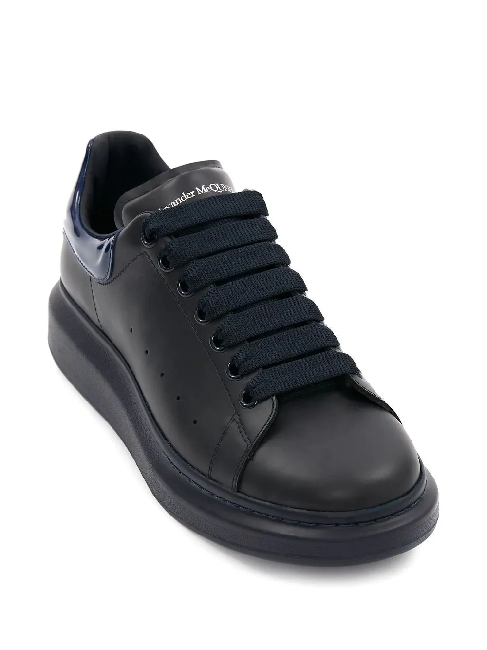 ALEXANDER MCQUEEN Oversized Lace-up Sneakers Navy Blue