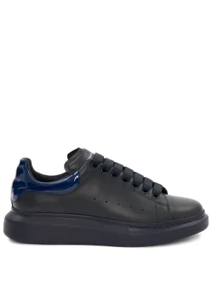 ALEXANDER MCQUEEN Oversized Lace-up Sneakers Navy Blue