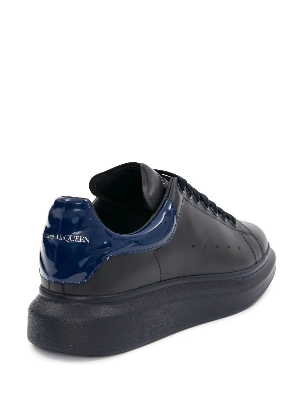 ALEXANDER MCQUEEN Oversized Lace-up Sneakers Navy Blue