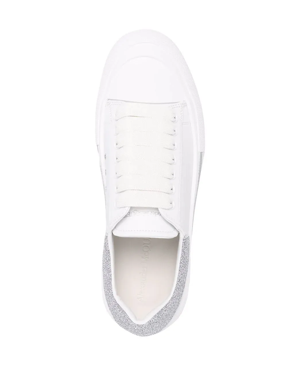 Alexander McQueen Oversized low-top sneakers white