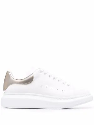 Alexander McQueen Oversized Low Top Sneakers White
