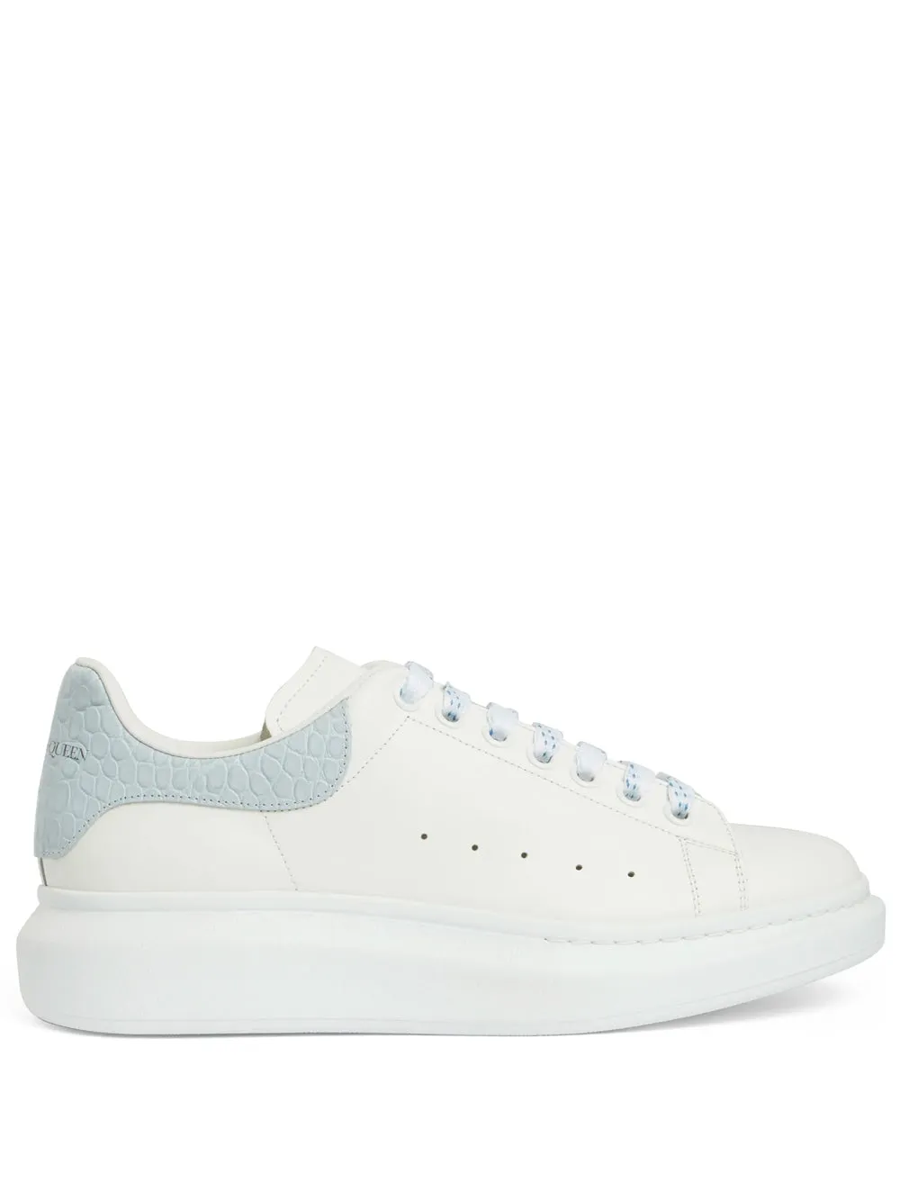 Alexander McQueen Oversized Low Top Sneakers White/Blue