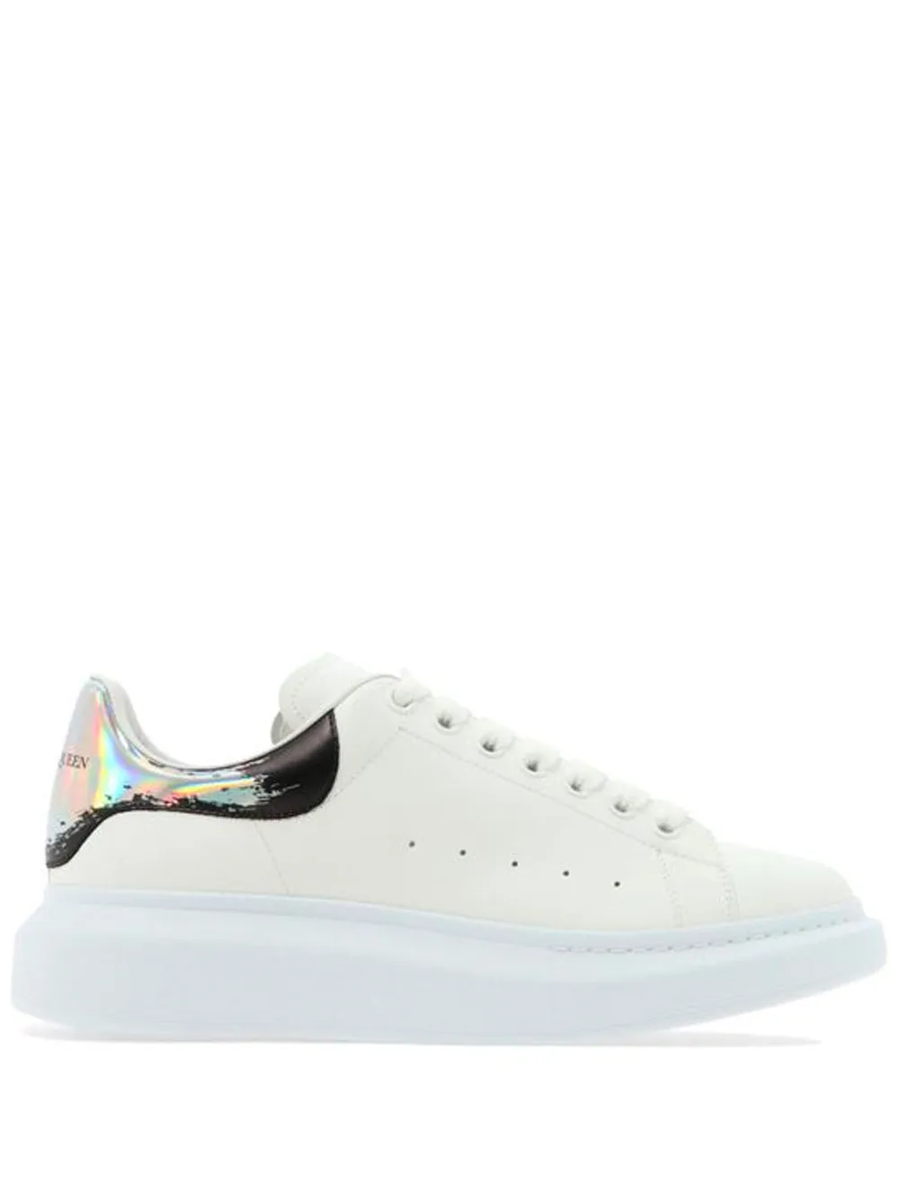 Alexander McQueen Oversized Low Top Sneakers White/Silver