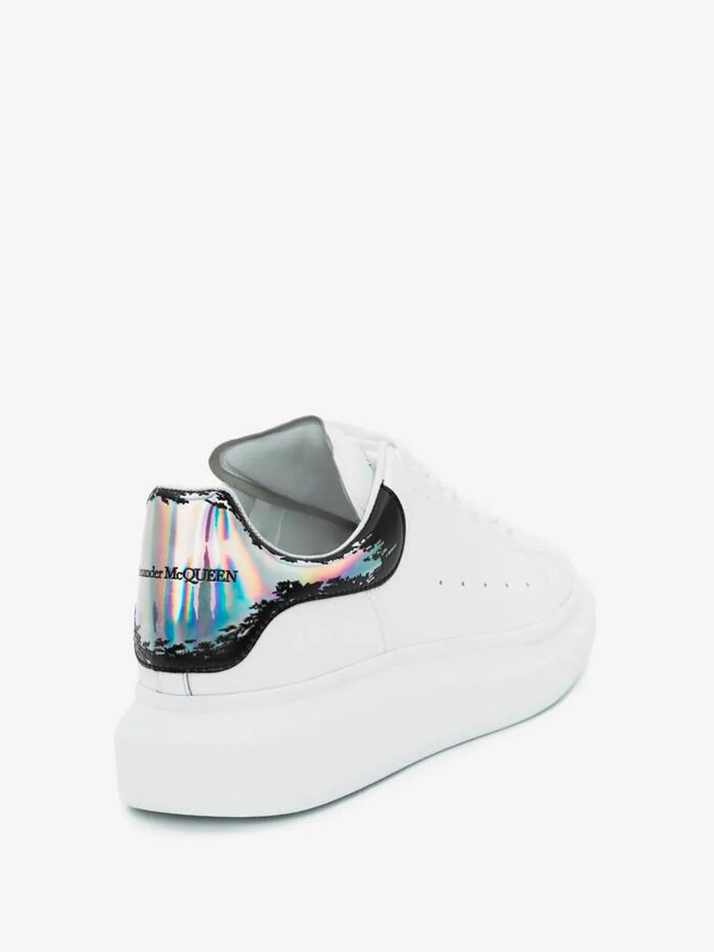 Alexander McQueen Oversized Low Top Sneakers White/Silver