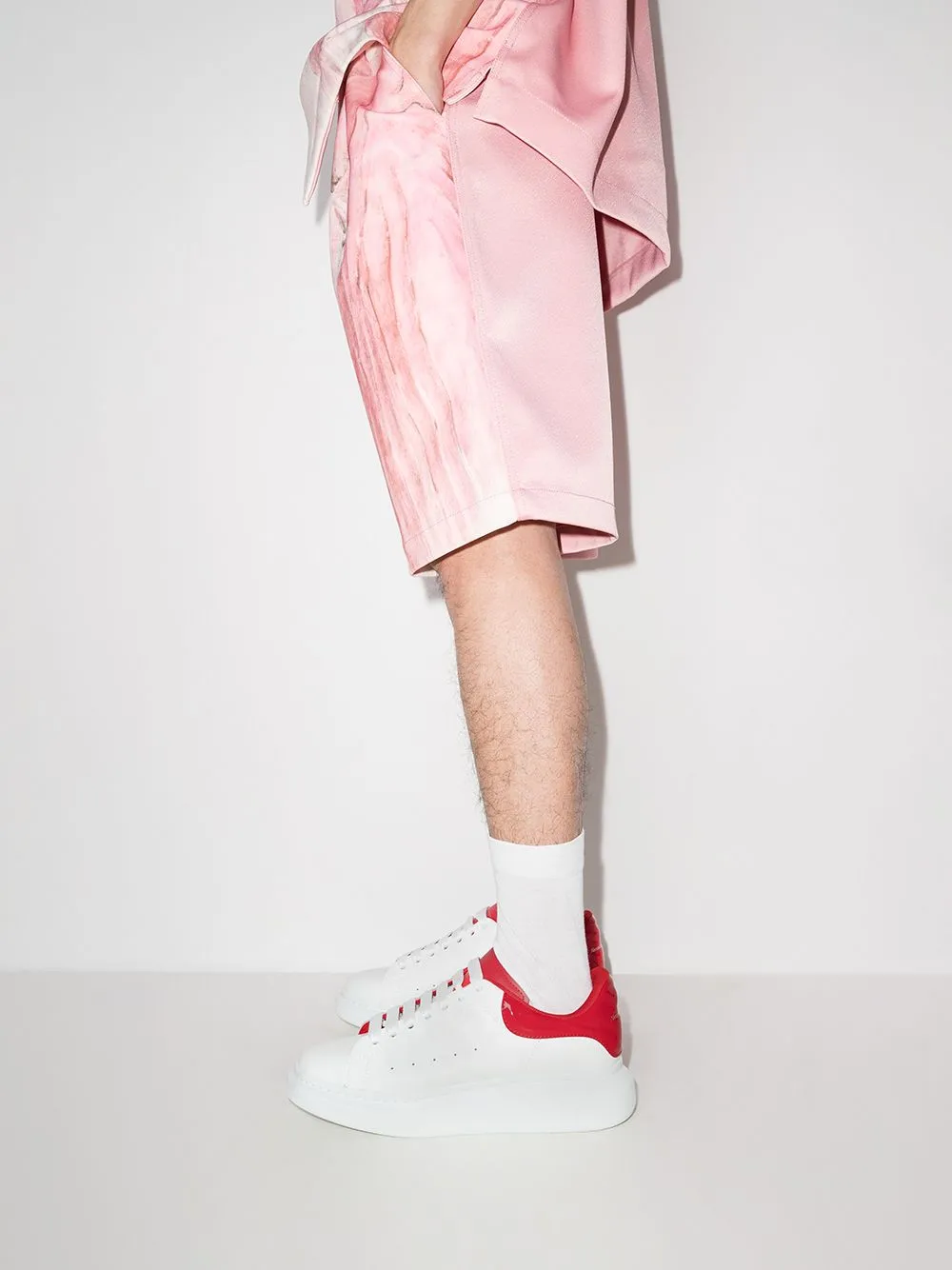 ALEXANDER MCQUEEN Oversized Sneaker Lust Red