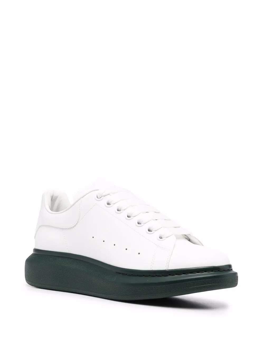 ALEXANDER MCQUEEN Oversized Sneakers White/Dark Green