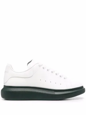 ALEXANDER MCQUEEN Oversized Sneakers White/Dark Green