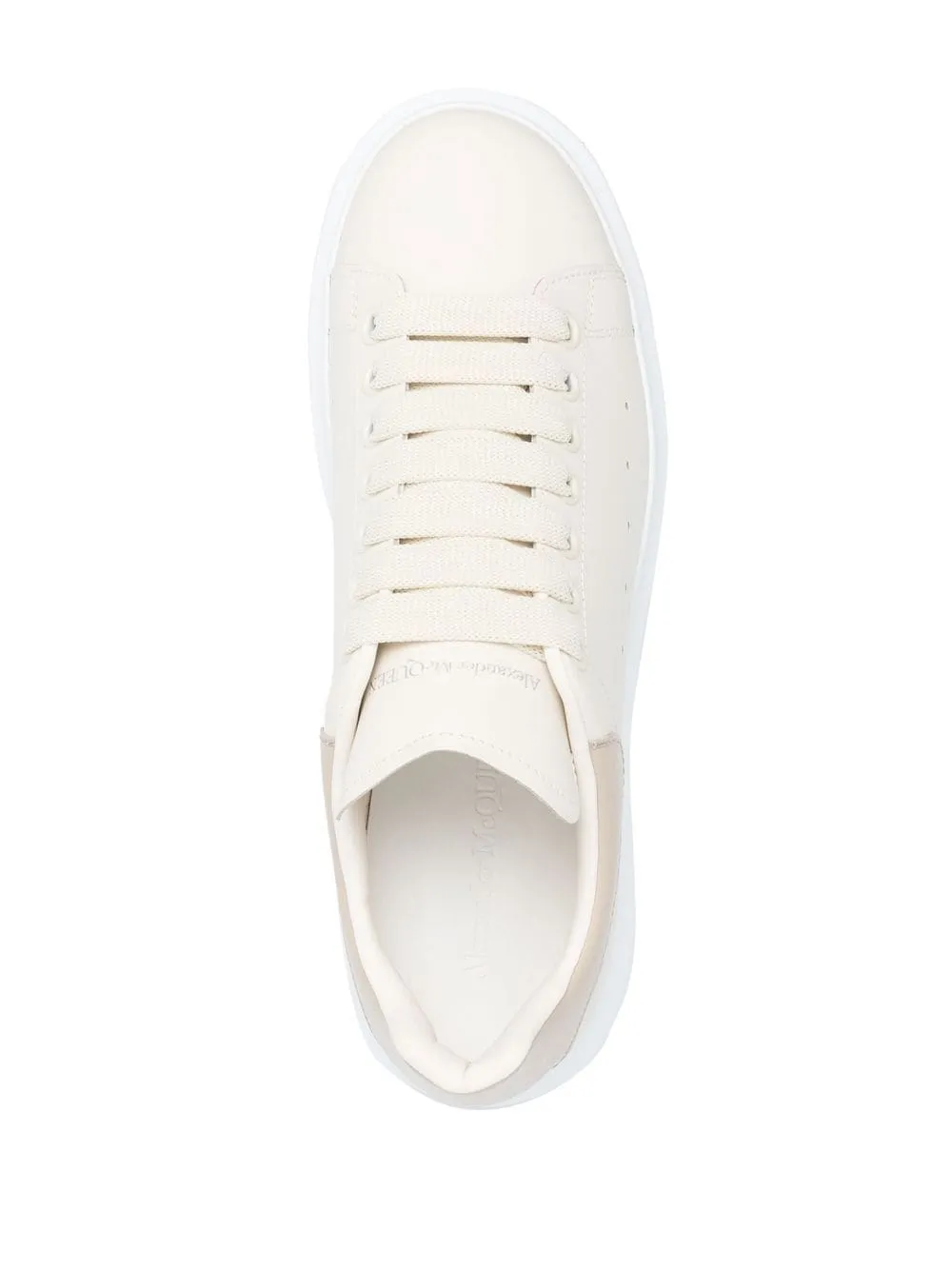 ALEXANDER MCQUEEN Panelled Oversized Sneakers Vanilla/Pale Beige