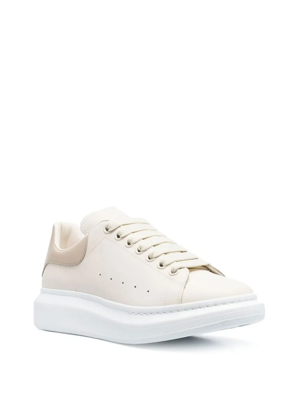 ALEXANDER MCQUEEN Panelled Oversized Sneakers Vanilla/Pale Beige
