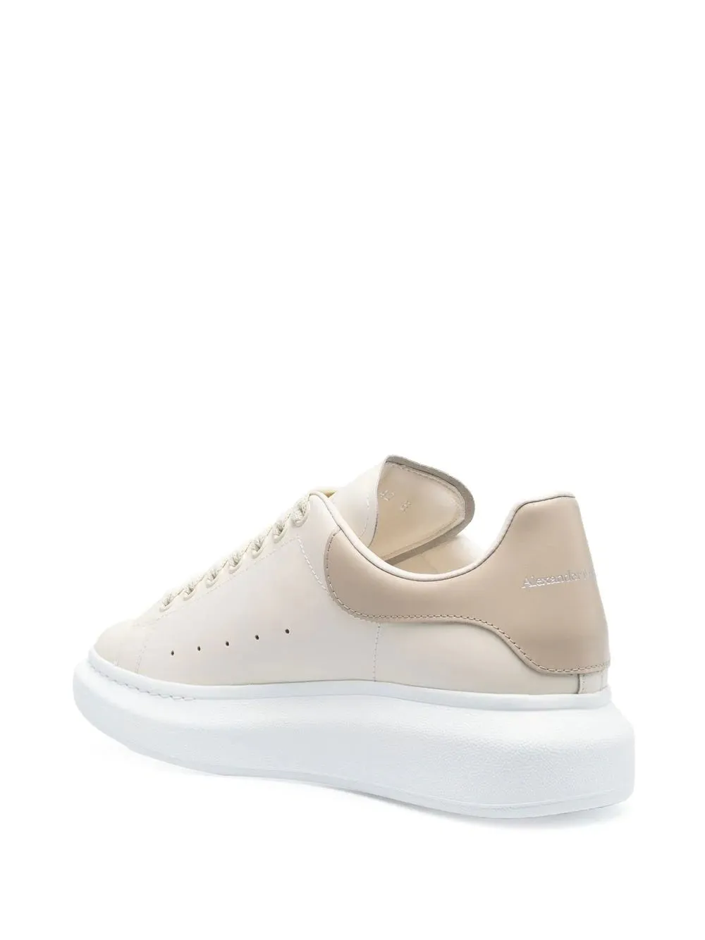ALEXANDER MCQUEEN Panelled Oversized Sneakers Vanilla/Pale Beige