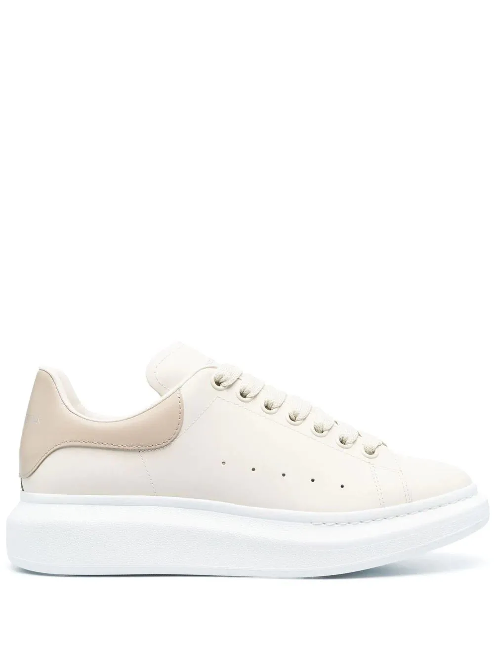 ALEXANDER MCQUEEN Panelled Oversized Sneakers Vanilla/Pale Beige