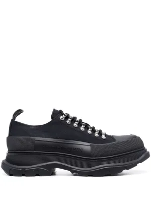 ALEXANDER MCQUEEN Tread Slick Low Top Sneakers Black