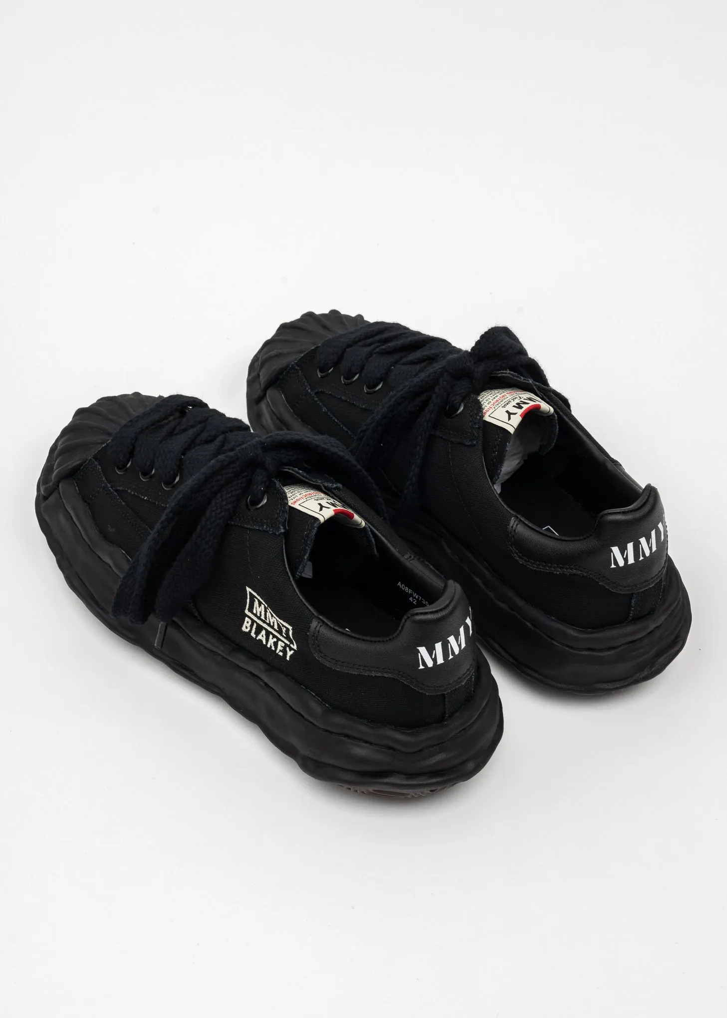 ALL Black OG Sole Canvas Low-Top Sneaker (BLAKEY LOW)