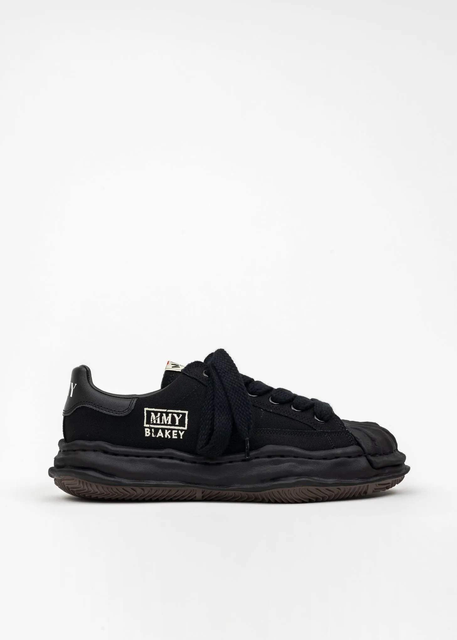 ALL Black OG Sole Canvas Low-Top Sneaker (BLAKEY LOW)