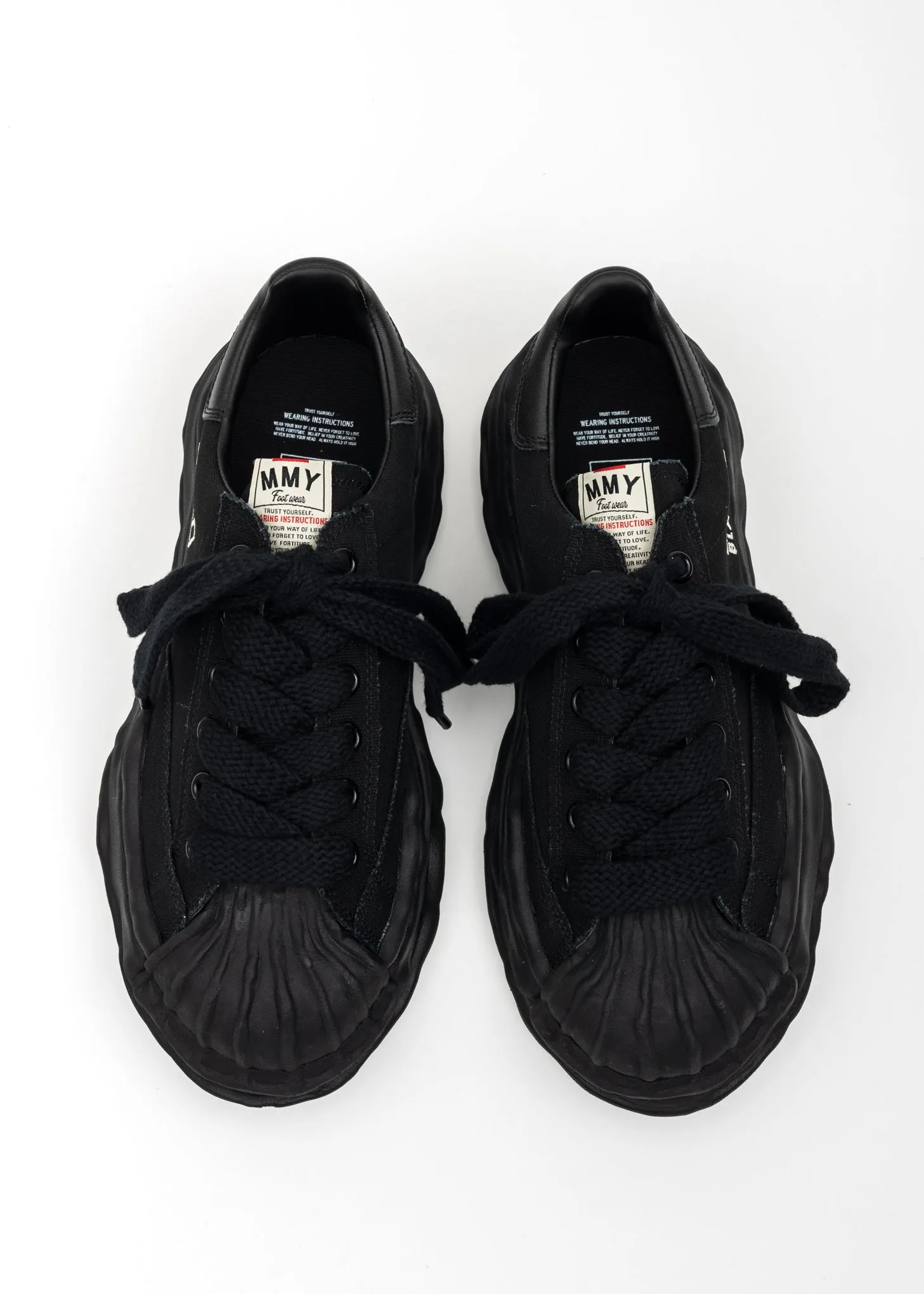 ALL Black OG Sole Canvas Low-Top Sneaker (BLAKEY LOW)