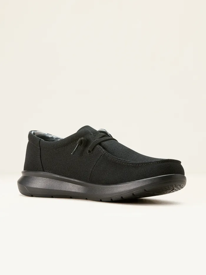 Ariat 10053676 Mens Hilo Shoe Solid Black
