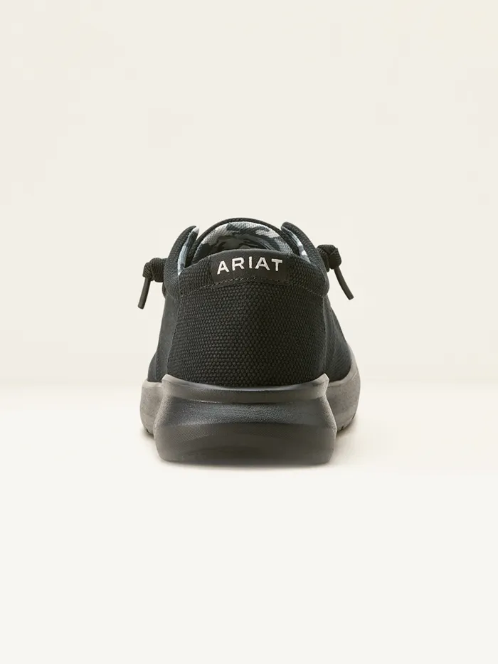 Ariat 10053676 Mens Hilo Shoe Solid Black