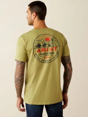 Ariat 10054836 Mens Full Circle T-Shirt Tent Green