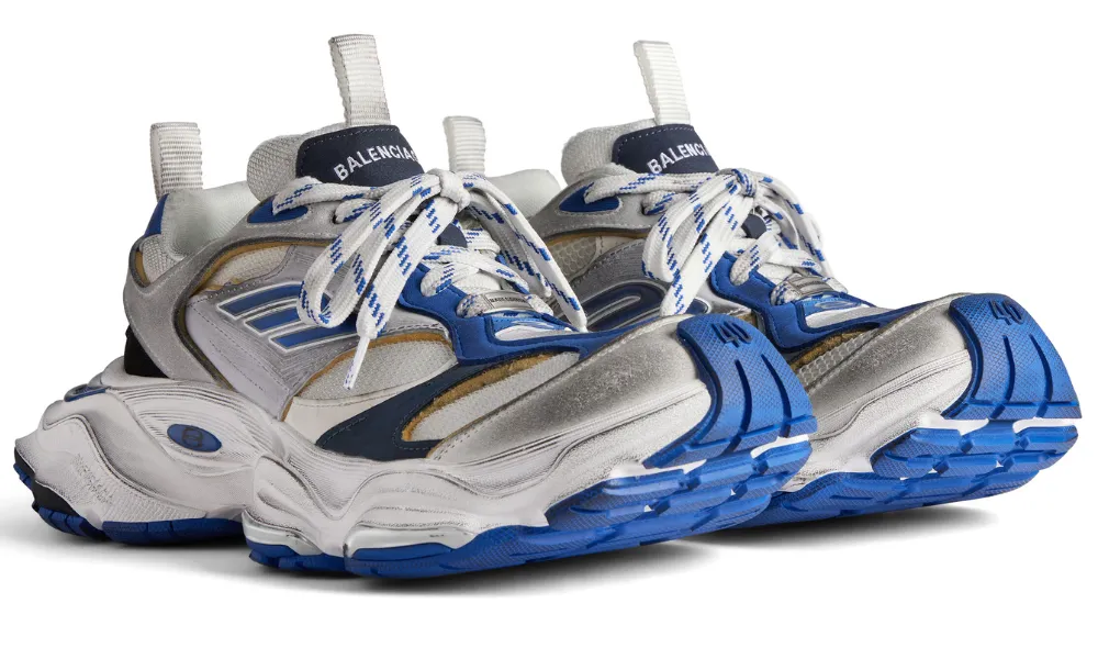 Balenciaga Cargo Sneaker 'Worn-Out - Grey Blue'