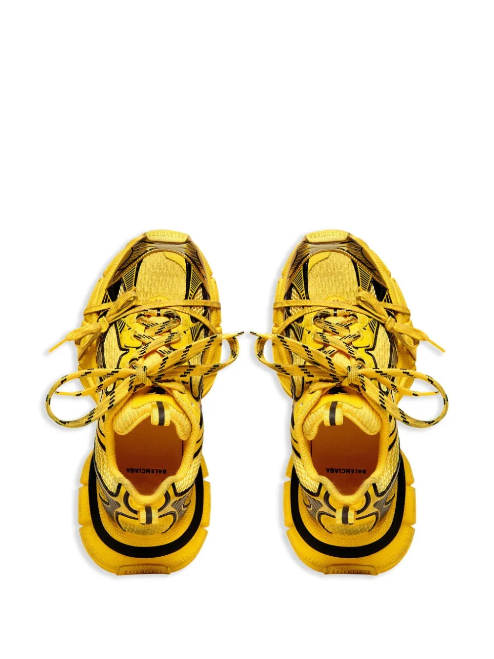 BALENCIAGA MEN 3XL Chunky Mesh Sneakers Yellow