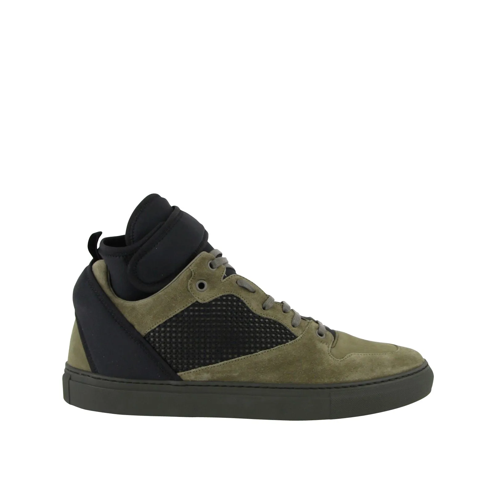 Balenciaga Men's High Top  /   Suede Leather Sneakers