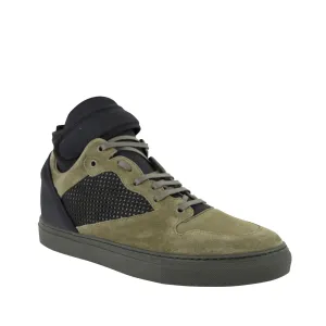 Balenciaga Men's High Top  /   Suede Leather Sneakers