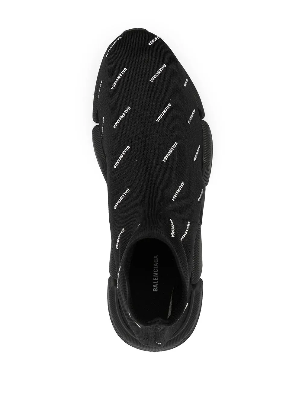 BALENCIAGA Speed 2.0 All Over Logo Sneakers Black