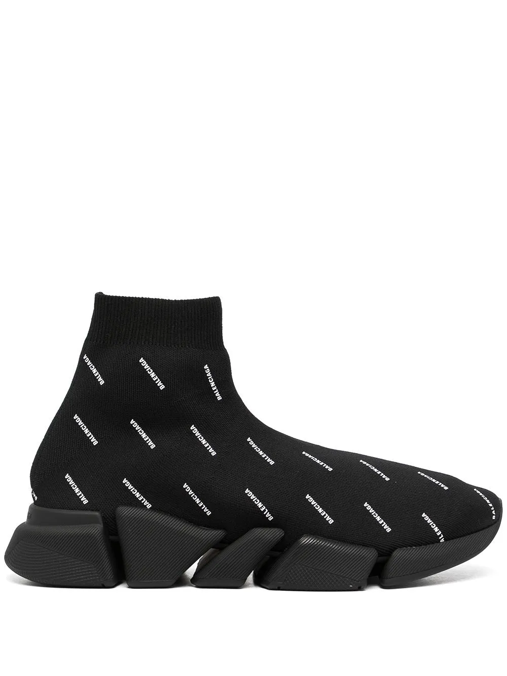 BALENCIAGA Speed 2.0 All Over Logo Sneakers Black