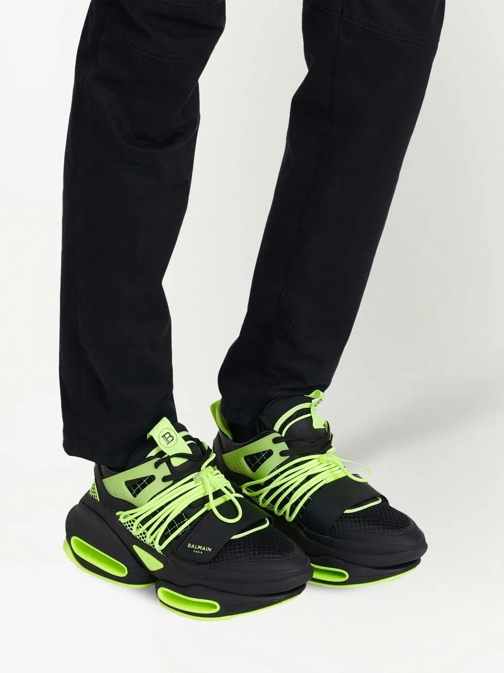 BALMAIN B Bold Low Top Sneakers Black