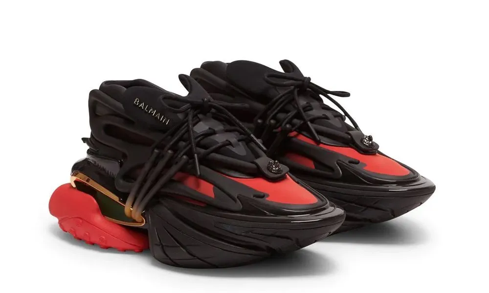 Balmain Unicorn Low 'Black Red'