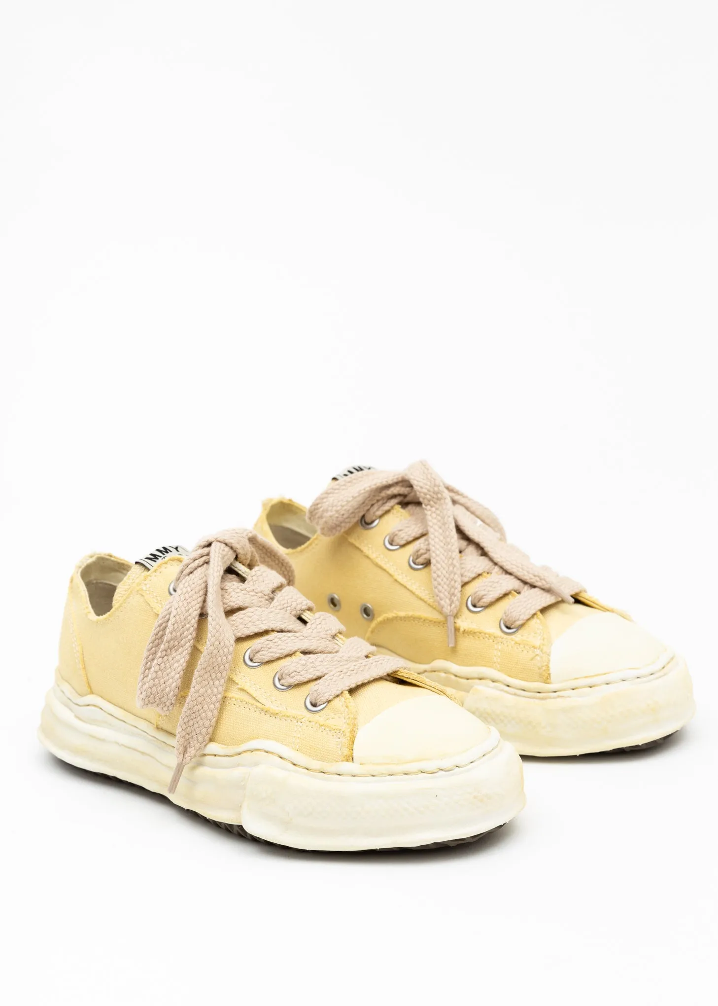 Beige Original Sole Overdyed Canvas Sneaker (PETERSON LOW)