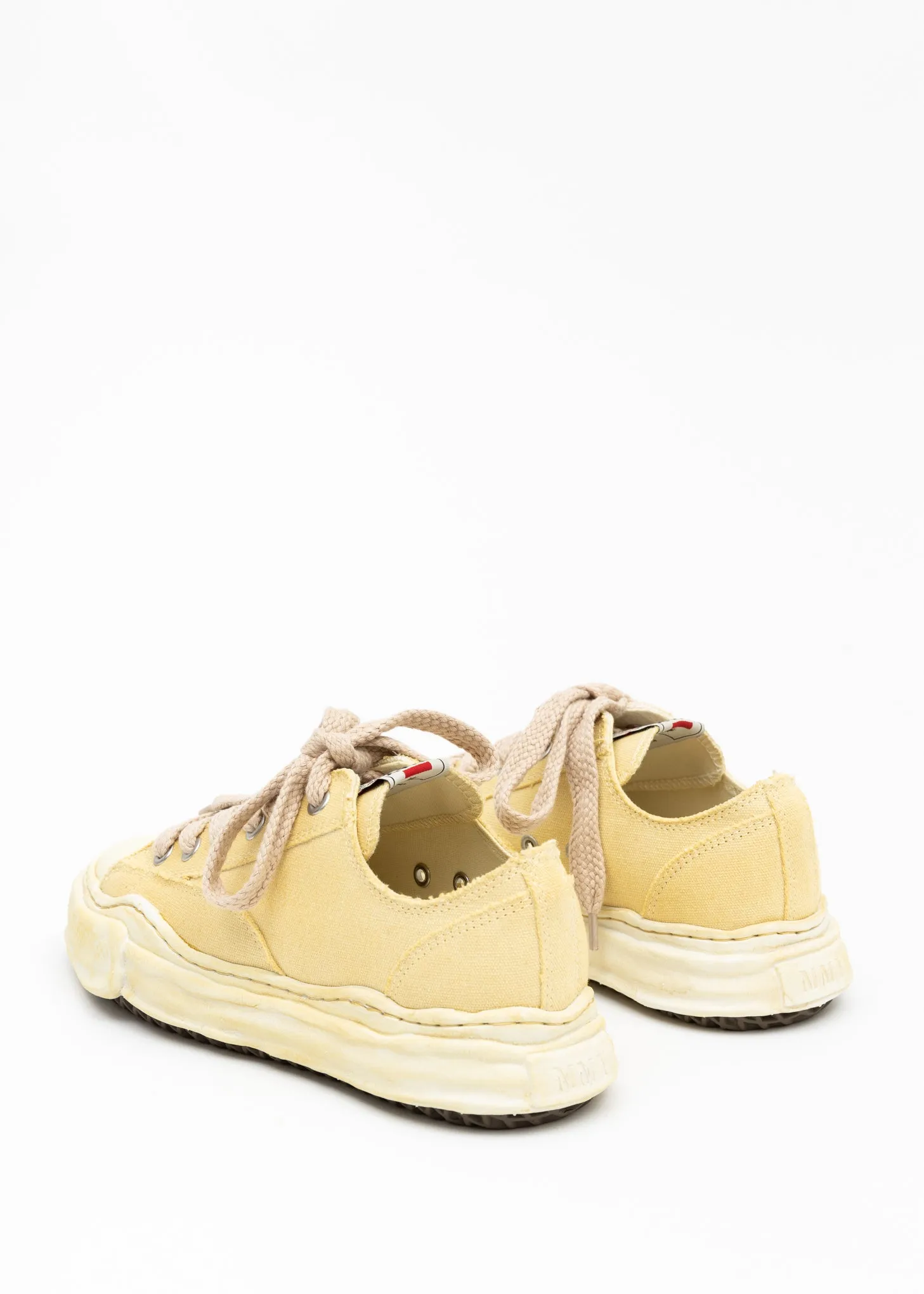 Beige Original Sole Overdyed Canvas Sneaker (PETERSON LOW)