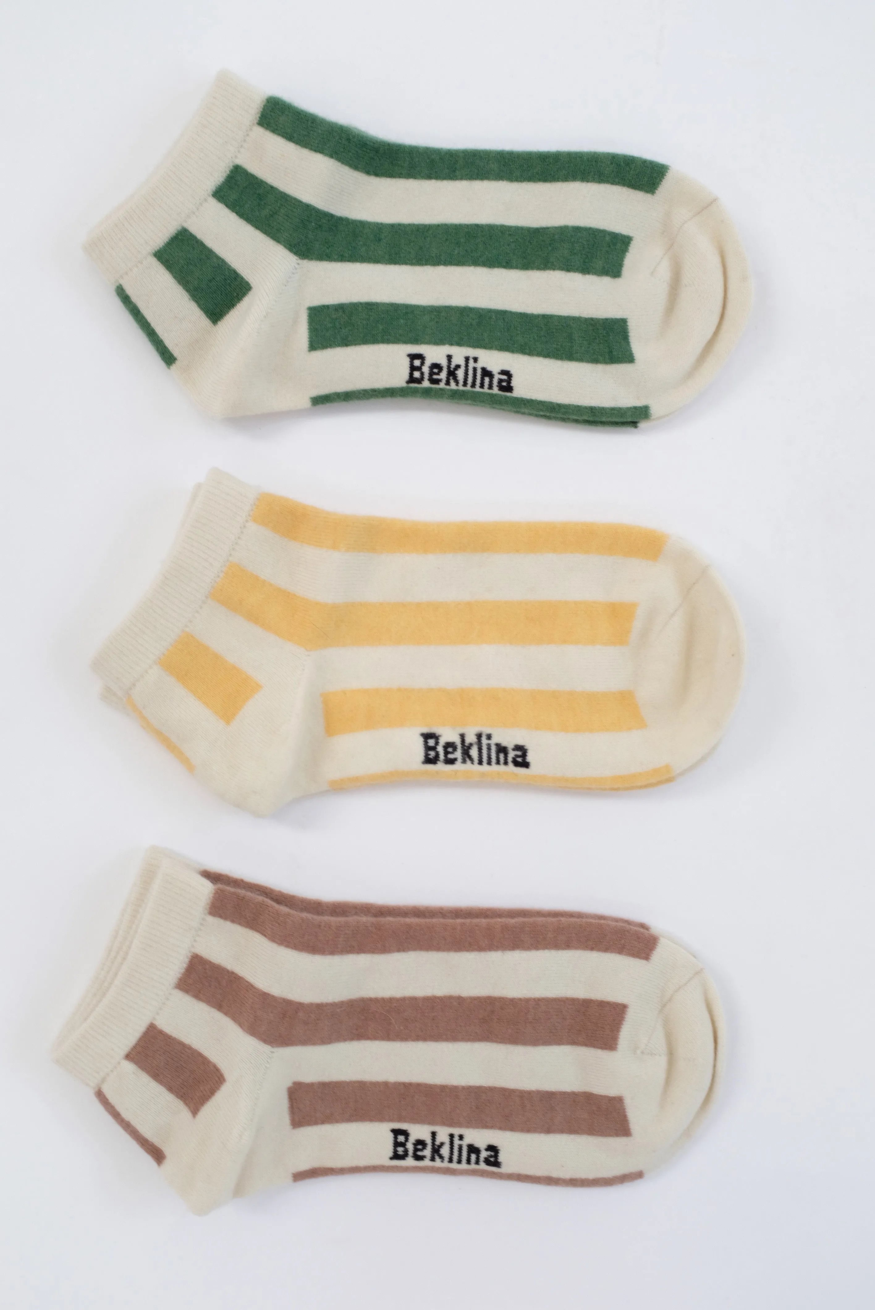 Beklina Cashmere Socks Striped