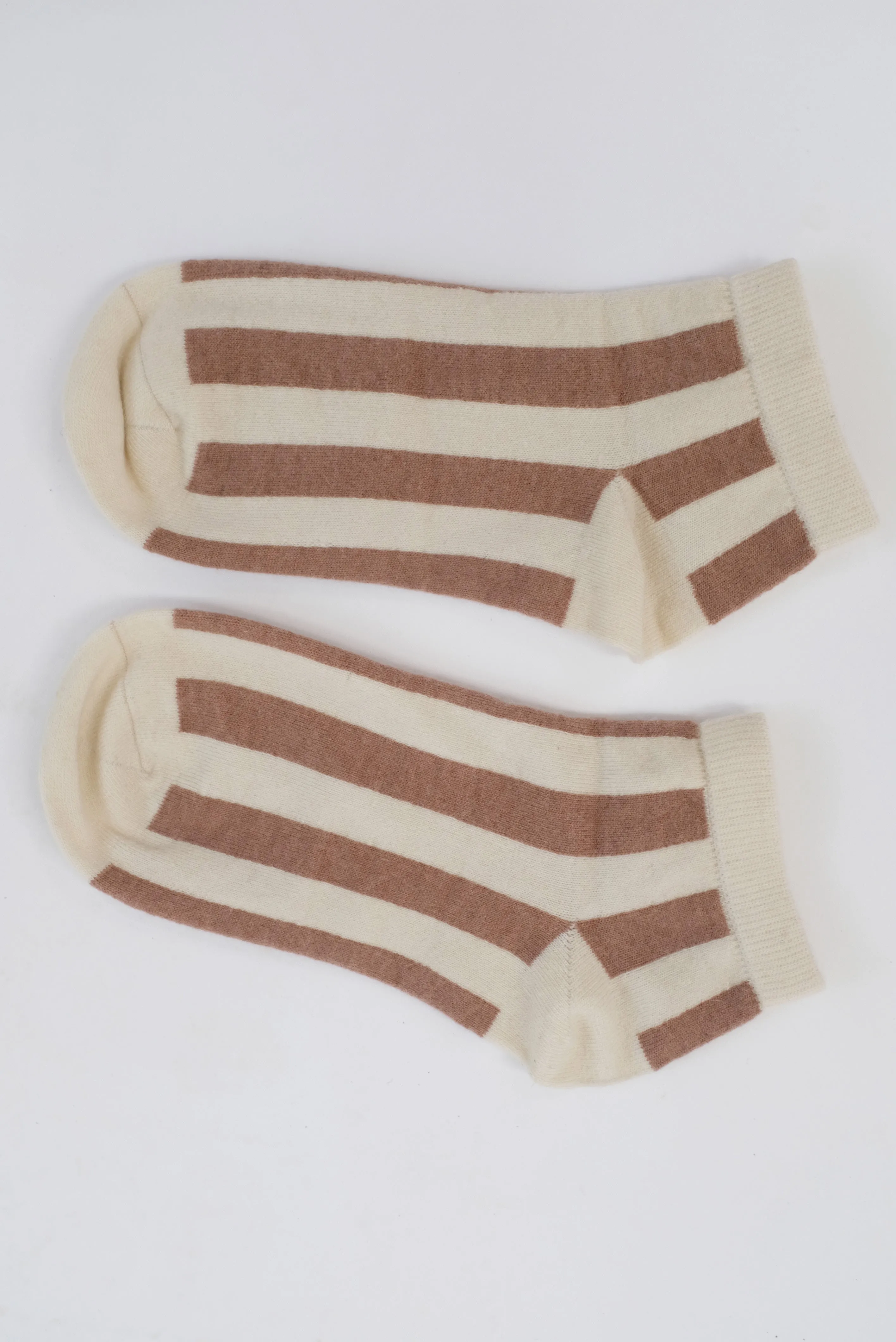 Beklina Cashmere Socks Striped