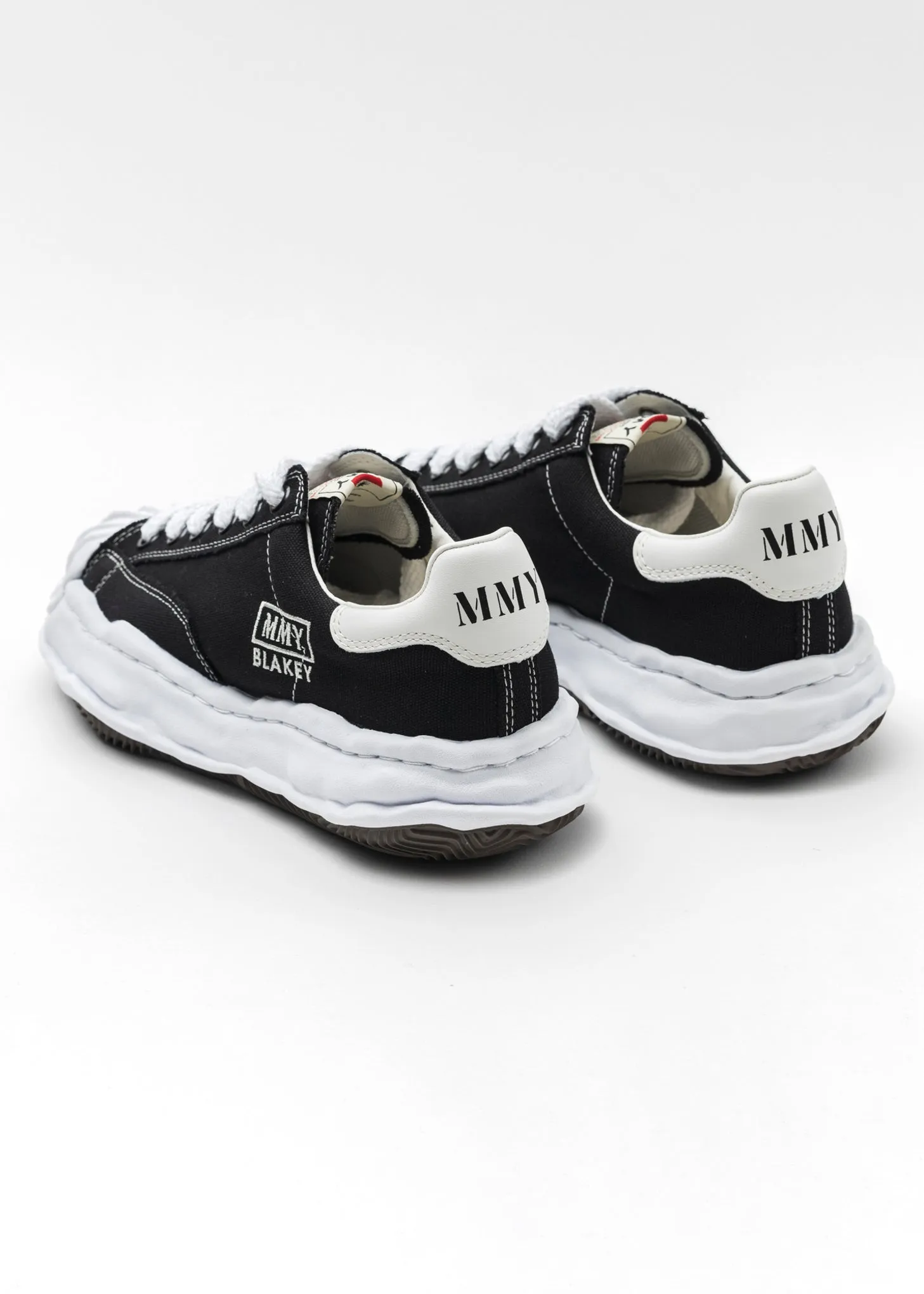 Black OG Sole Canvas Low-Top Sneaker (BLAKEY LOW)