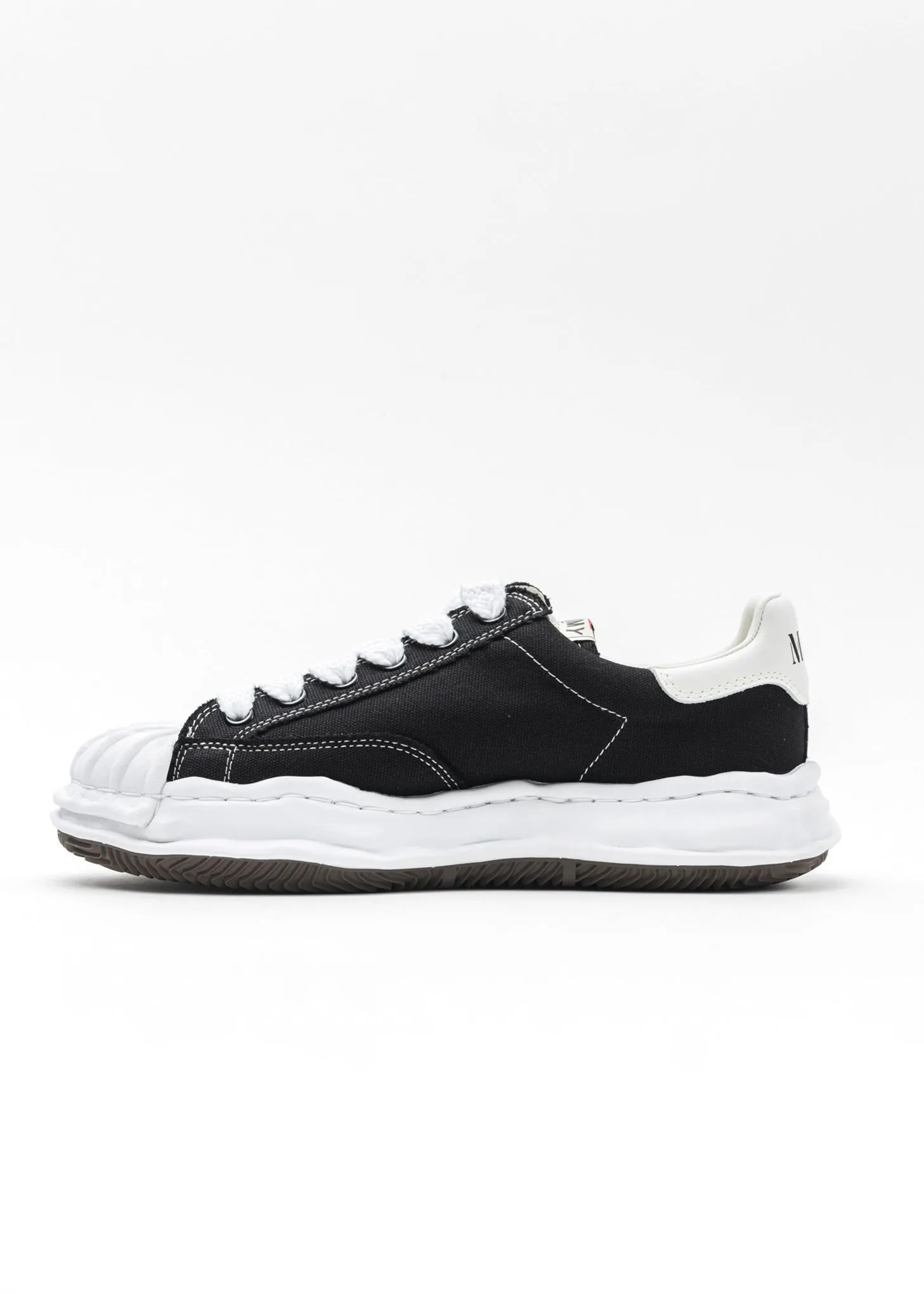 Black OG Sole Canvas Low-Top Sneaker (BLAKEY LOW)