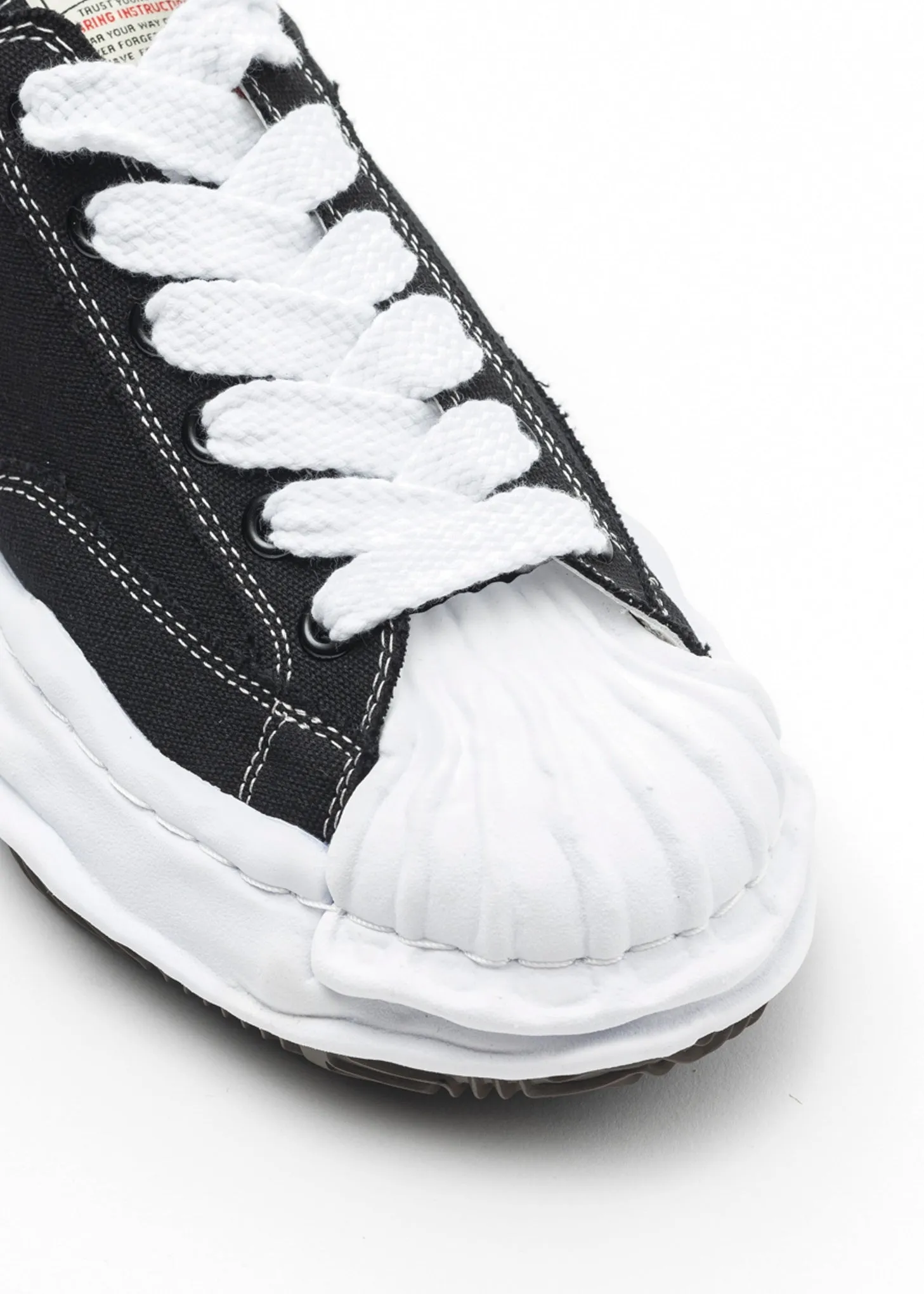 Black OG Sole Canvas Low-Top Sneaker (BLAKEY LOW)