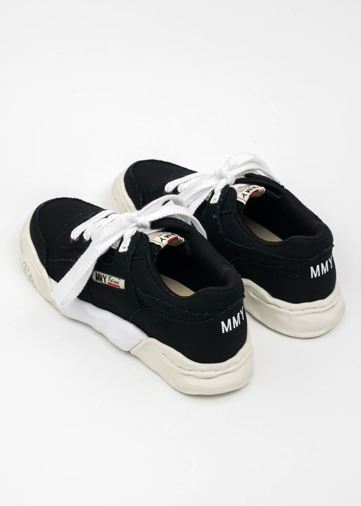 Black OG Sole Canvas Low-Top Sneaker (PARKER)