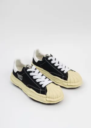 Black OG Sole Vintage Colour Canvas Low-Top Sneaker (BLAKEY LOW)