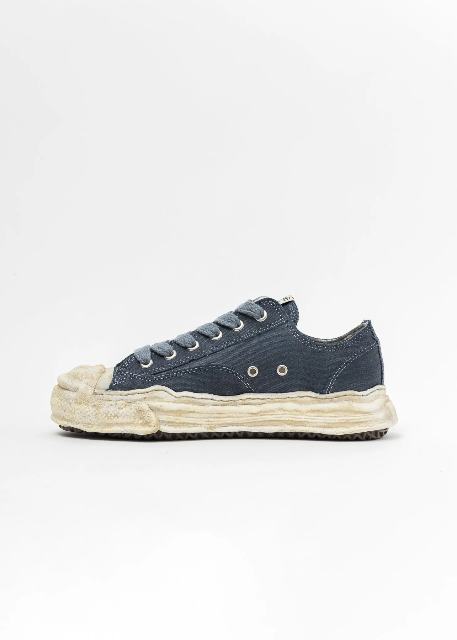 Black Original Sole Canvas Garment Dye Lowcut Sneaker (HANK)